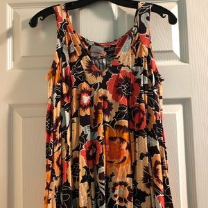 Floral Anthropologie Tank
